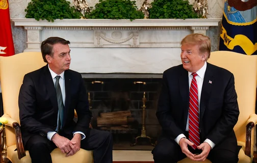 Bolsonaro e Donald Trump