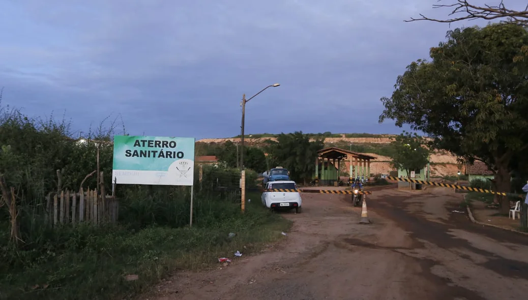 Aterro sanitário em Teresina