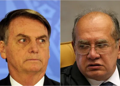 Jair Bolsonaro e Gilmar Mendes