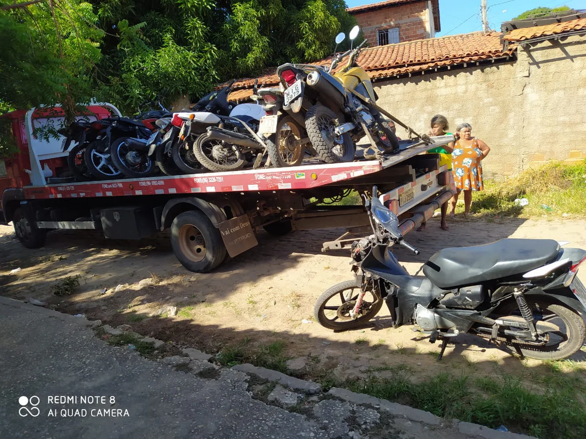 Desmanche de motos é encontrado em Barueri