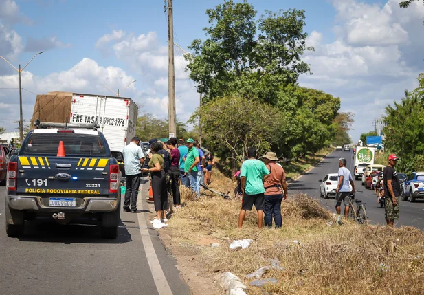 Acidente na BR 316 em Teresina deixa motociclista morto