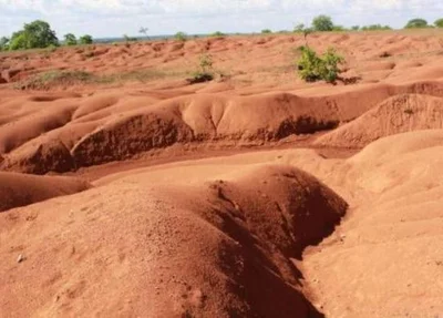 Area de desertificação