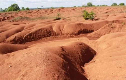 Area de desertificação