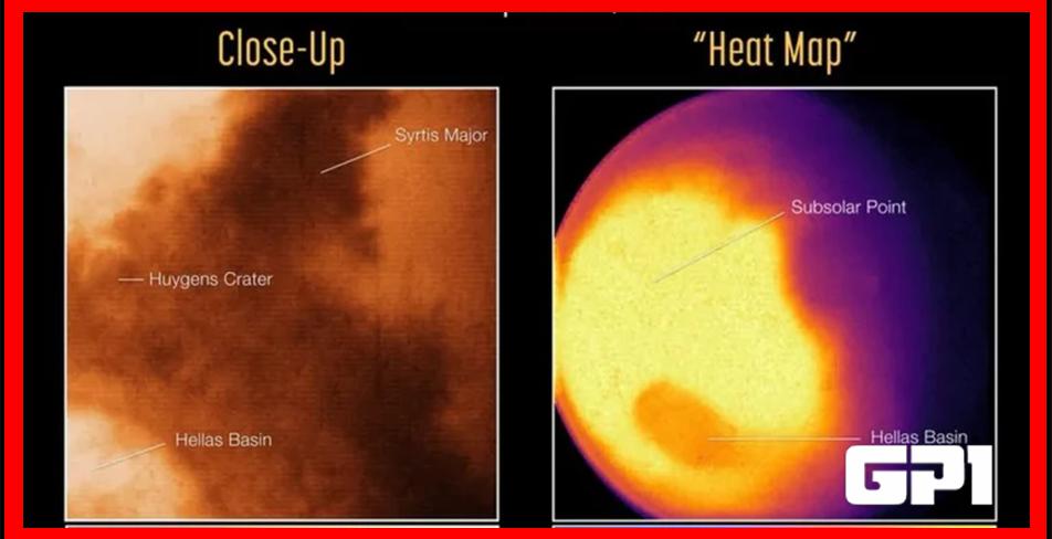 The James Webb Telescope captures its first images of Mars